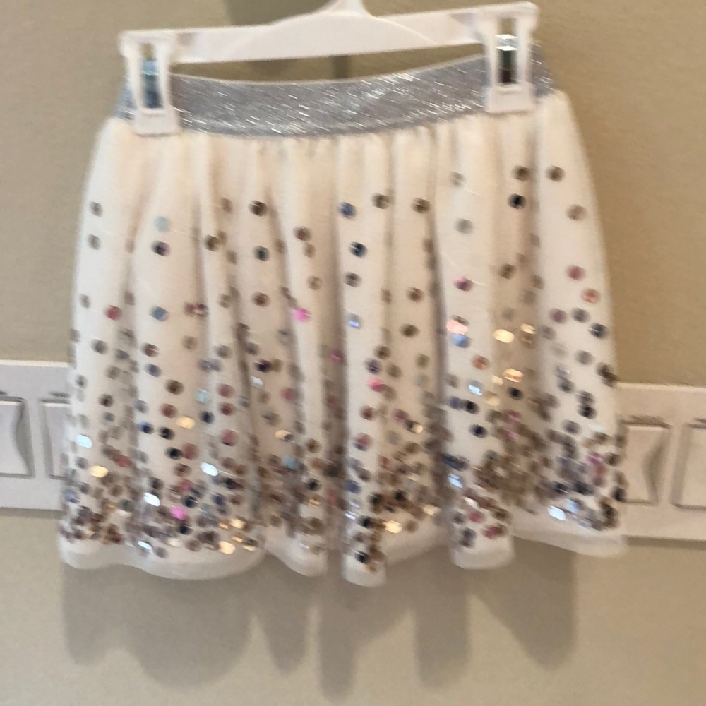 girls holiday sparkle skirt